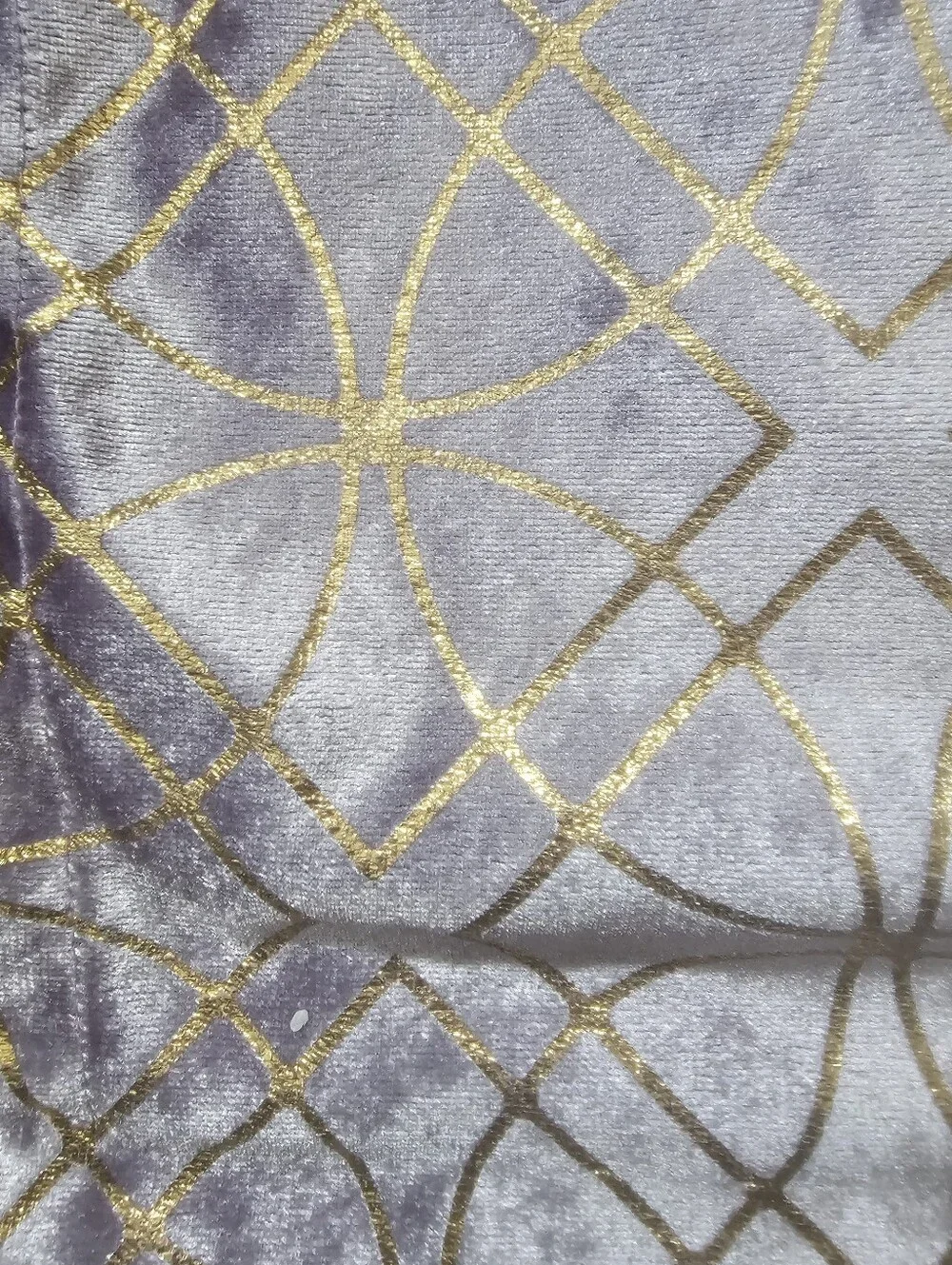 Madison Park Lavender Gold Velvet Pillow Covers Set of 2 20x26 Glam Decor